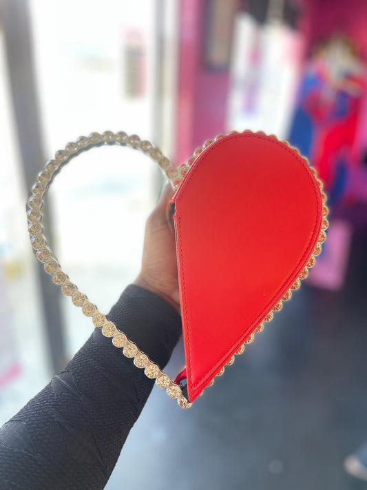 Diamond Heart Clutch