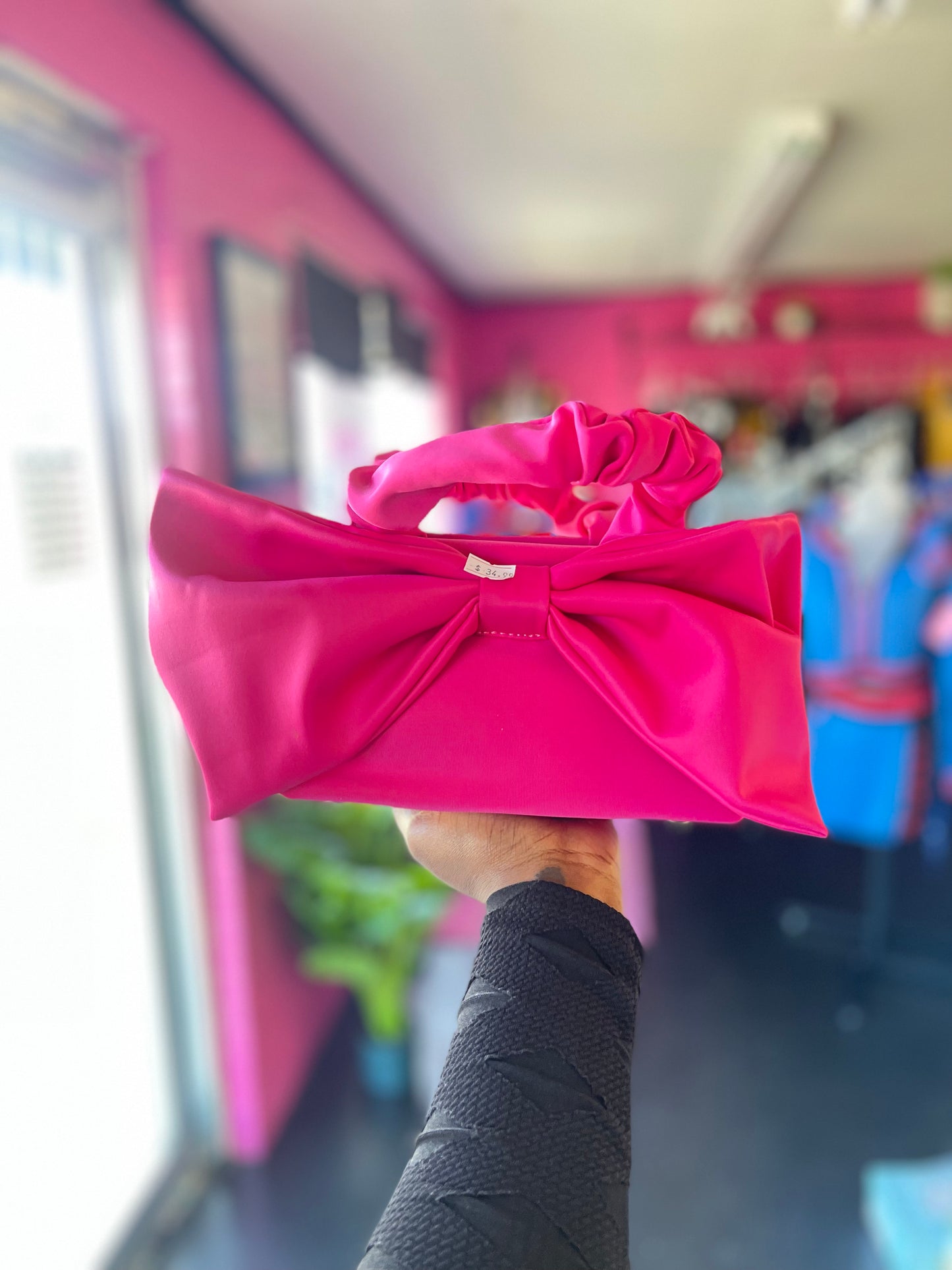 Pink Bow Handbag