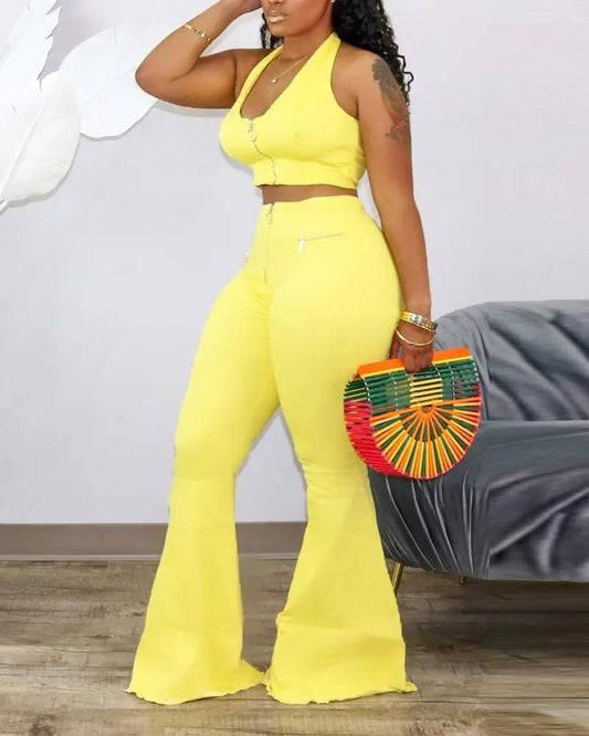 Yellow Pants Set