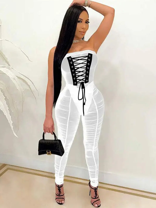 Mesh Jumpsuit